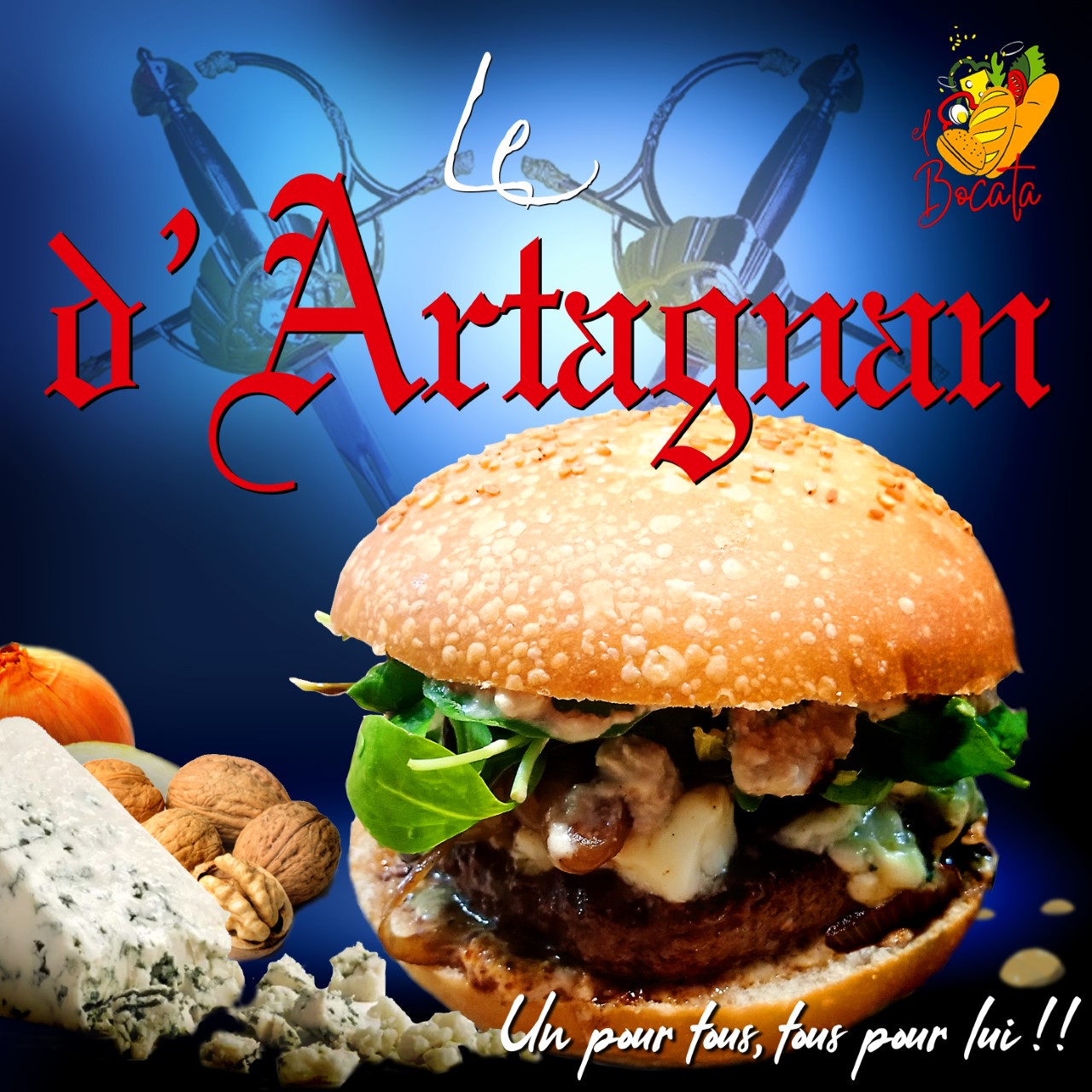 Le burger du mois de décembre 2022 Le d’ Artagnan